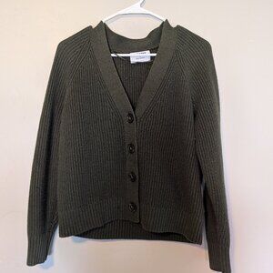 Old Navy Green Cardigan - Size Small